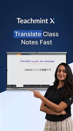 Digital Board for Teaching | Translate Text Instantly on Teachmint X