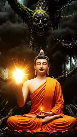 Evil Tree Attack! Buddha's Light Destroys Tainted Spirit. #Buddhism #Magic #compassion #buddha