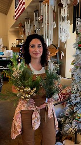 4.7K views · 43 reactions | Add in floral stems when you want to create impact in your tree. The sprays give you color, texture and can take up a good amount of space to give your tree a very full look. When inserting, go parallel to the stem and push up a bit. #christmasdecorating #christmastreedecorating #gardening | Fountain's Green Grow-Cery | Facebook