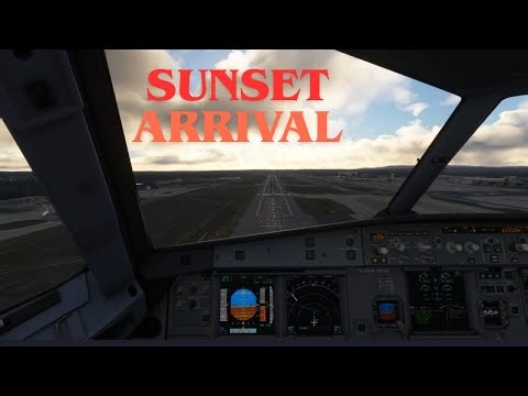 STUNNING Arrival into London Gatwick - sunset ✈️ | Microsoft Flight Simulator 2020 (Fenix A320)