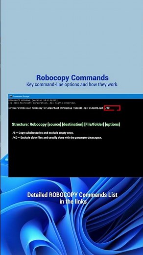 Top Robocopy Commands You Need to Know! 🚀