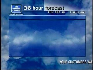 Weather Channel local forecast - 2003