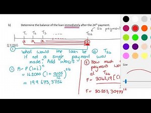 Grade 12 Financial Maths - Balance of Loan and Final Payment