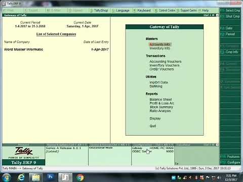 How to set manual invoice number (bill no) in tally erp 9 release 6.0.1