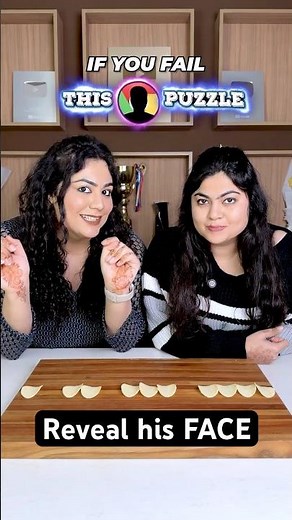 😍Reveal his FACE if you fail this chips puzzle! #thakursisters #chips