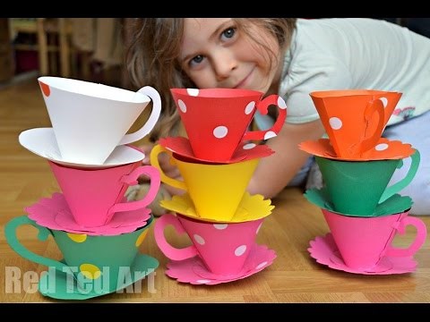 Paper Crafts DIY - Paper Teacups Tutorial