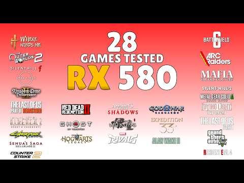 RX 580 Still Worth It in 2025? | Updated Gaming Review in 28 Games🔥