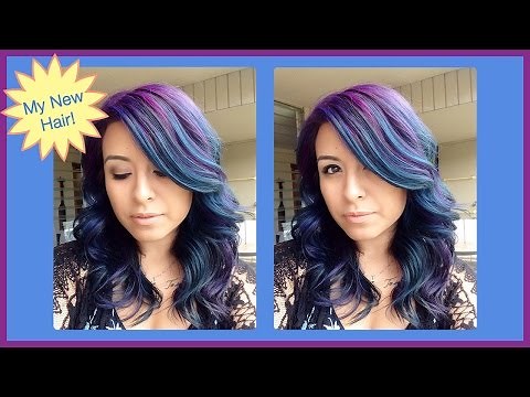 How I Color My Hair Blue and Purple: Full Tutorial! | ChromaCrowns