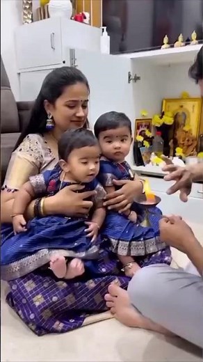 Kannika ❤️ The moment Snehan and her family celebrated Diwali happily #kannika #Snehan #trending