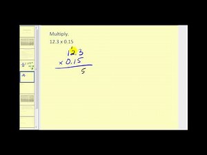 Multiplying Decimals