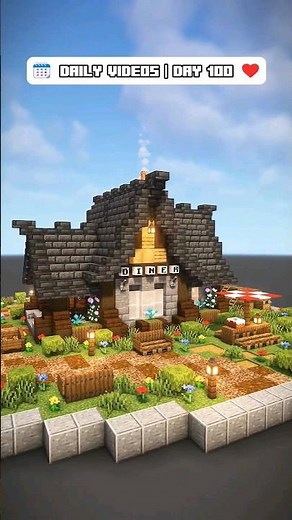 Minecraft Builds Ep. 92 | Fantasy Diner/Restaurant