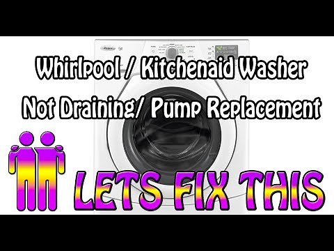 Whirlpool Front Load Washer Not Draining