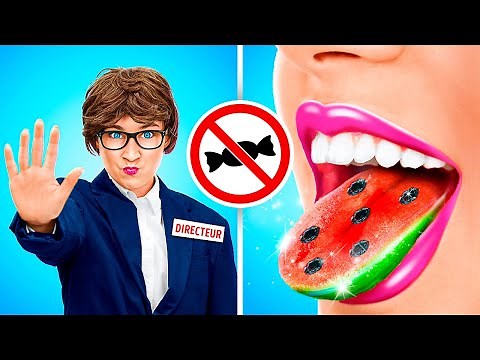 🍉 Comment faire entrer de la nourriture à l'école en douce 📚 Conseils & astuces amusants par 123 GO!
