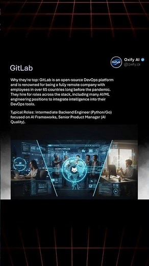 GITLAB: The Blueprint for a FULLY Remote AI Career (MLOps focus!) 🌎​