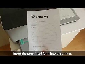 How to fill out paper forms with a computer