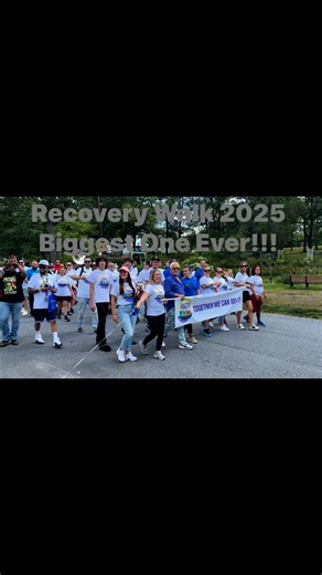 The 2025 Recovery Walk & Celebration was the biggest one ever! Hundreds of people came out to celebrate the miracle of recovery 😎 | Lackawanna Recovery Coalition