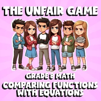 Comparing Functions with Equations THE UNFAIR GAME - No Prep Grade 8 Math Review