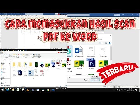 cara memasukkan hasil scan pdf ke word @IkhsanudinOfficial