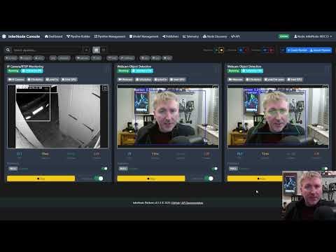 Quick demo of a computer vision inference pipeline builder