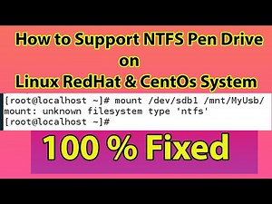 How to Mount NTFS Usb Drive in RedHat & CentOs System