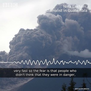 It's the most violent eruption of Guatemala’s Fuego volcano in more than 40 years. | BBC World Service
