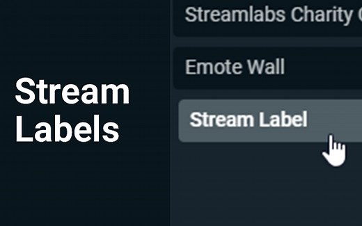 Setting up Stream Labels