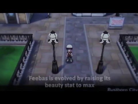 How to evolve Feebas (Pokemon OR/AS)