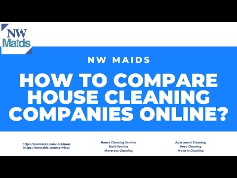 NW Maids House Cleaning Service - How to Compare House Cleaning Companies Online