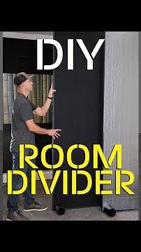 Easy DIY Room Divider Partition Wall for Privacy
