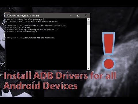 Install ADB Drivers for Any Android Device!! 😀😮👌 [UPDATED]