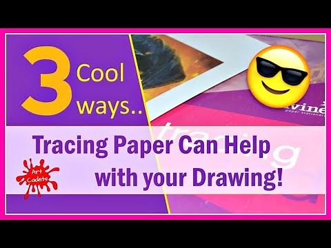 3 EASY Ways to use TRACING PAPER to IMPROVE your DRAWING! Step by Step tutorial