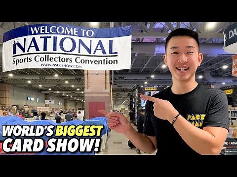 In-depth tour of the BIGGEST CARD SHOW ON EARTH!!! 2022 National Sports Collectors Convention Vlog