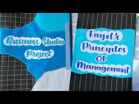 Project on Principal of Management class 12 | CBSC | Business studies