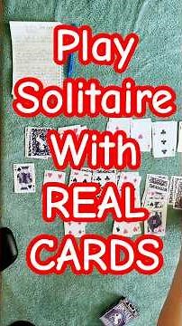 How to Play Solitaire with REAL CARDS in 1 minute