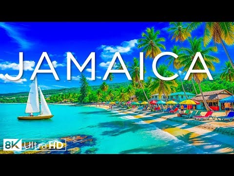 Jamaica 8K – The Island of Reggae, Stunning Shores and Lush Green Mountains