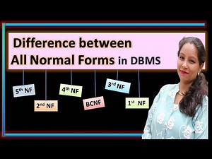 All Normal Forms Explained 🔥 1NF vs 2NF vs 3NF vs BCNF vs 4NF vs 5NF