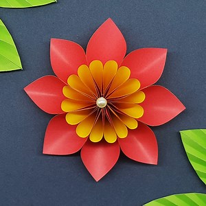 397K views · 4.6K reactions | Easy and Beautiful Paper Flowers Making Step by Step Tutorial for Home Decor... | Colors Paper | Facebook