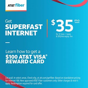 2.5M views · 117 reactions | This holiday unwrap more gigs and less glitches. Get an AT&T Fiber plan starting at $35/month plus a $100 reward card. | AT&T | Facebook