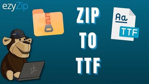 Convert ZIP to TTF Online. Quick, Secure & FREE!