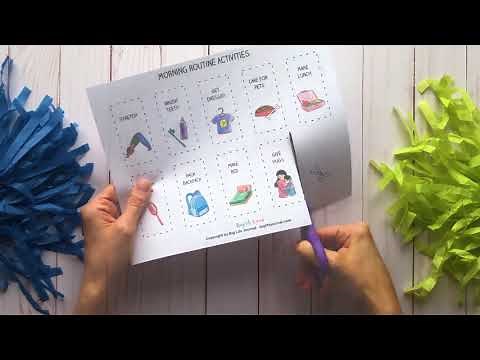 My Morning Routine Printable for Kids
