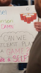 “So, last night I’m on stage and some random dude holds up a sign challenging me to a beerpong game. So, I call him out. Tell him to put his game face on. And I’m bring him backstage after the show for an epic battle. I bring along Jojo Mason. He brings along his buddy. It’s Team West vs Team East. Who’s the champ? Watch the vid to find out... (Probably the most random fan interaction I’ve ever had!) | Brett Kissel