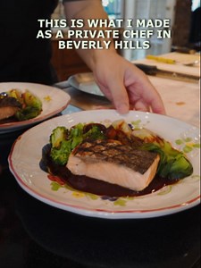 Private Chef: Grilled Salmon with Asian Sauce