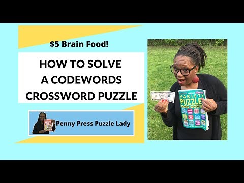 How to Solve a Codewords Crossword Puzzle From Penny Press