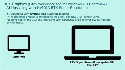 #citrix #hdx #nvidia #rtx #superresolution #ai #vdi #workspaceapp #graphics | Ryuji Takeishi