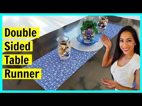Effortlessly Sew a Fast and Easy Reversible Table Runner Today!