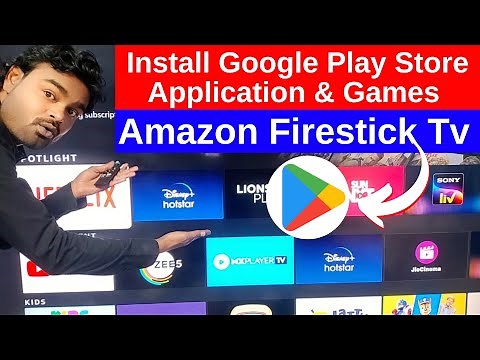 How to Install Play Store in Amazon Firestick Tv / Install Google Play Store On Firestick
