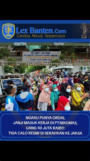 SERANG – Penyidik Unit Reskrim Polsek Cikande Polres Serang resmi menyerahkan tiga tersangka beserta barang bukti (Tahap II) kasus penipuan rekrutmen tenaga kerja ke Kejaksaan Negeri Serang. Pelimpahan ini dilakukan setelah berkas perkara dugaan calo tenaga kerja tersebut dinyatakan lengkap atau P-21. Selasa, 30/12/2025. Ketiga tersangka yang diserahkan adalah EP (33), YN (41), dan BS (37). Mereka diduga kuat terlibat dalam sindikat penipuan yang menyasar pencari kerja di wilayah Kabupaten Seran