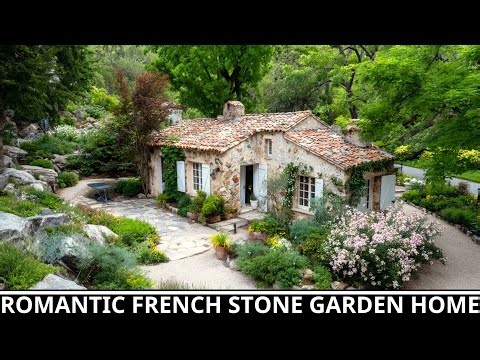 French Stone Cottage Design in a Dreamy Garden | A Romantic Escape Far from Modern Life