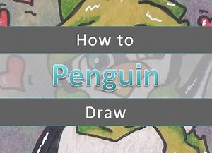 How to Draw a Cartoon Penguin (step by step)