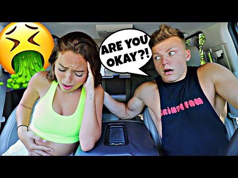 Getting CAR SICK Prank On BOYFRIEND!